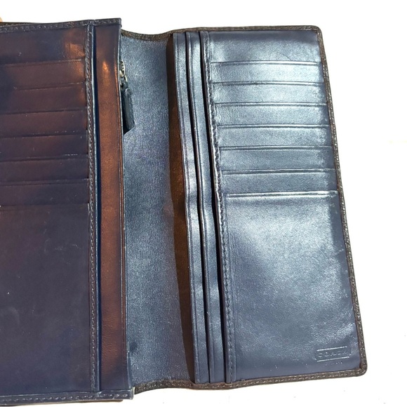 Coach vintage Elegant Black Leather Wallet - Picture 3 of 6